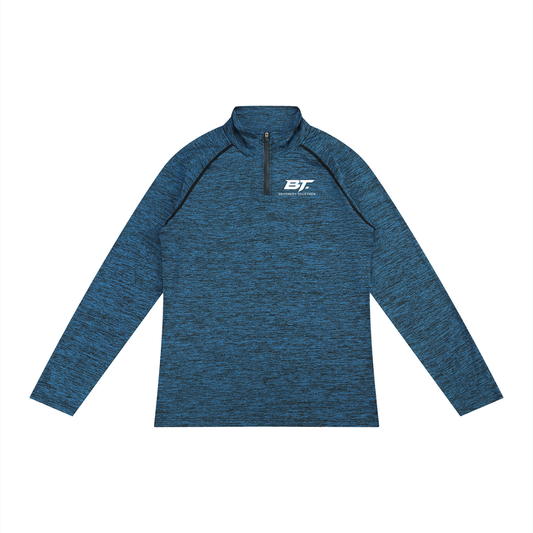 Brothers Together Men's Quarter-Zip Performance Long Sleeve T-Shirt